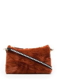 MANU ATELIER - Mini Prism Faux Fur Shoulder Bag