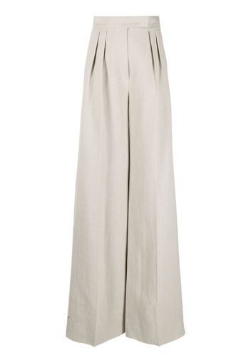 MAX MARA - Linen Wide-leg Trousers