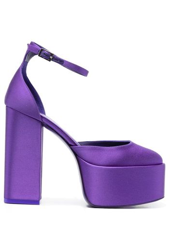 PARIS TEXAS - Dalilah Satin Platform Sandals