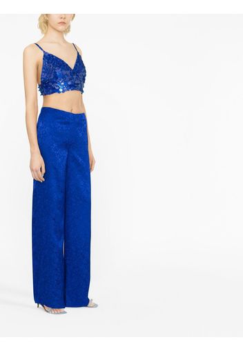 PAROSH - Sequinned Crop Top