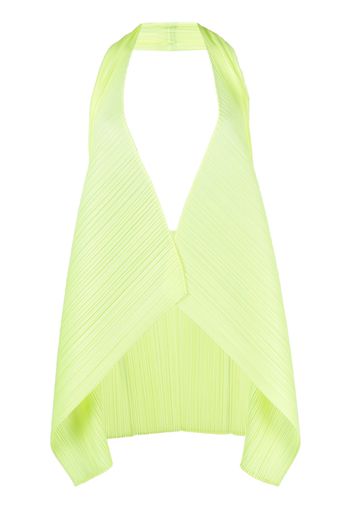 PLEATS PLEASE ISSEY MIYAKE - Open Pleated Vest Duster