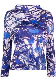 PLEATS PLEASE ISSEY MIYAKE - High Neck Printed Sweater