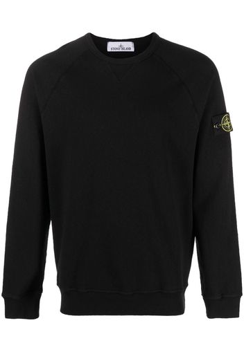 STONE ISLAND - Logo Cotton Sweatshirt