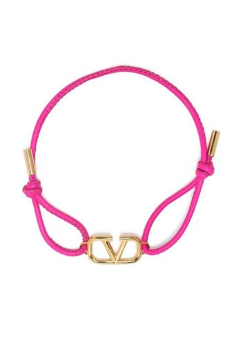 VALENTINO GARAVANI - Vlogo Signature Leather Bracelet