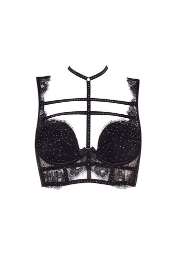 Agent Provocateur Davinah Bra Black Long Line With High Neck