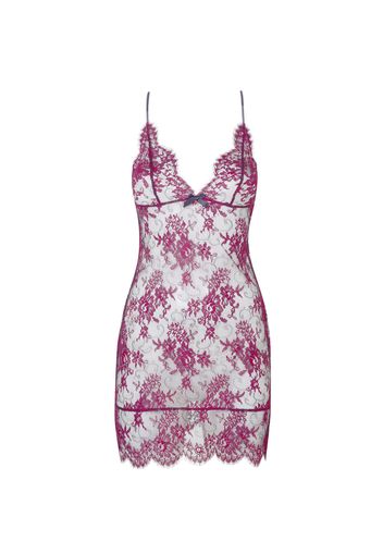 Agent Provocateur Carline Slip In Wine Red & Navy