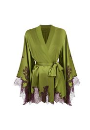 Agent Provocateur Christi Short Gown Green