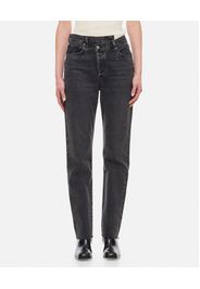 CRISSCROSS STRAIGHT JEANS