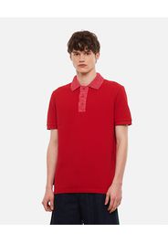 COTTON CROCHET POLO SHIRT