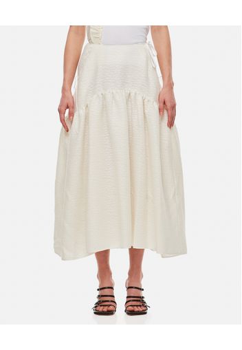 LILLY PLEATED MIDI SKIRT