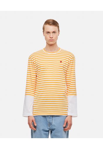 STRIPED COTTON T-SHIRT