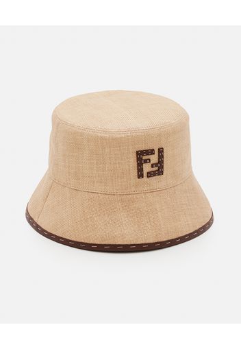 FF RAFFIA BUCKET HAT