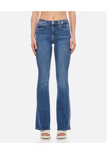 LE HIGH FLARE COTTON JEANS