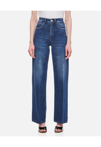 LE HIGH'N'TIGHT WIDE LEG COTTON JEANS