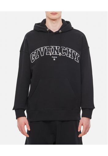 SLIM FIT COTTON HOODED SWEATSHIRT