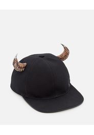 CAP IN CANVAS WITH HORNS