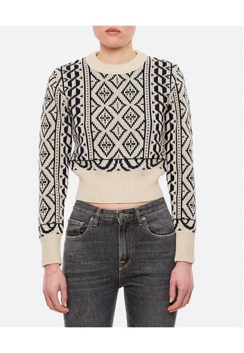 JOURNEY MIXED WOOL JACQUARD SWEATER