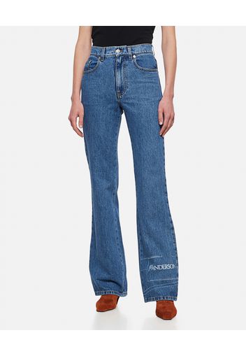 LOGO BOOTCUT JEANS