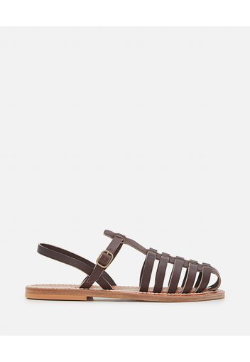 ADRIEN LEATHER SANDALS