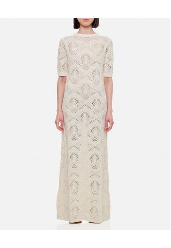 SAMAL COTTON CROCHET LONG DRESS