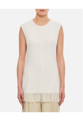 SORIA FRINGED SLEEVELESS TOP