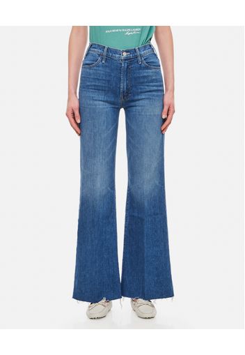 THE HUSTLER ROLLER HEEL FRAY JEANS