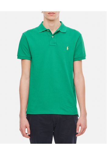 SHORT SLEEVE-KNIT POLO