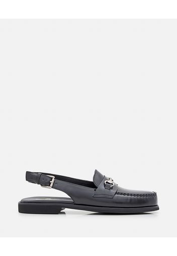 DAN POLARIS LEATHER LOAFER SANDALS