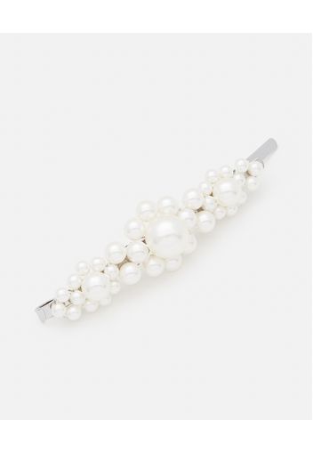 LARGE PEARL FLOWER HAIR CLIP