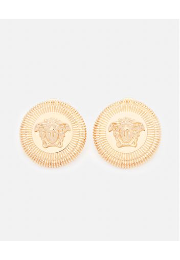 MEDUSA CIRCULAR GOLDEN EARRINGS