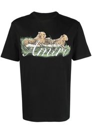 Cheetah-Print Cotton T-Shirt