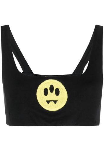 Smiley-Face Cropped Top