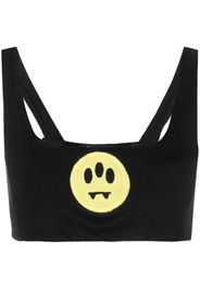 Smiley-Face Cropped Top