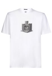 Metropolis Series Mercerized Jersey Graphic Logo T-Shirt