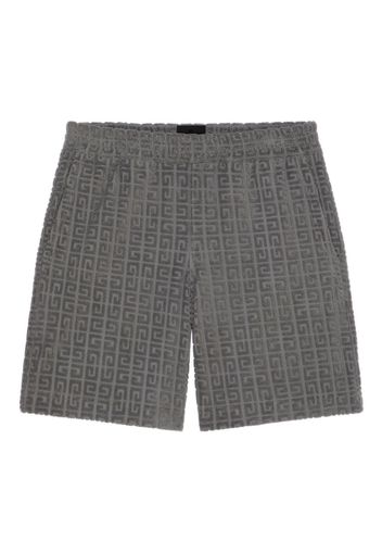 Bermuda Shorts In 4G Towelling Cotton Jacquard