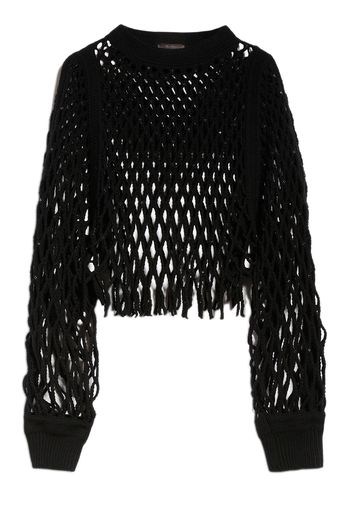 Wool Mesh Sweater