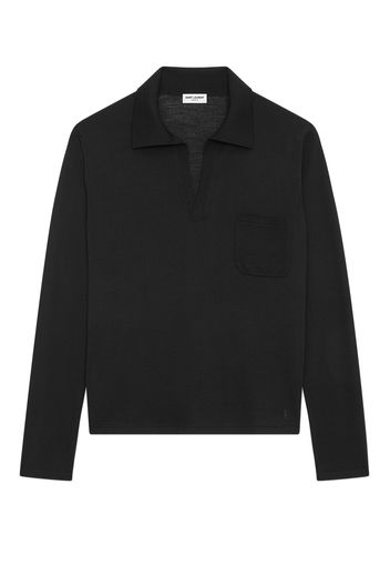 Polo Shirt In Wool