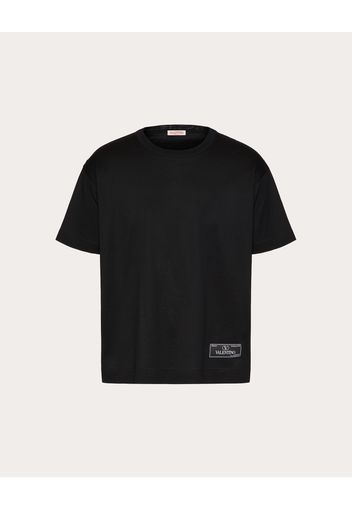 T-Shirt With Maison Valentino Tailoring Label