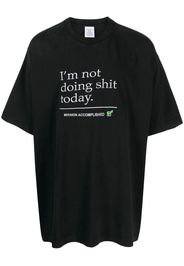 Not Doing Shit Today T-Shirt