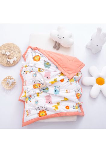 Baby Blankets Summer Cool Quilts Infant Swaddle Envelope Wrap Animal Printed Newborn Baby Children Bedding Blanket