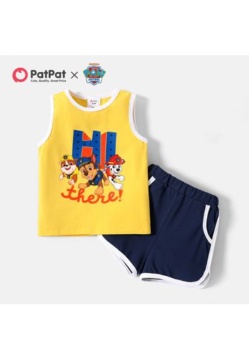 PAW Patrol 2-piece Toddler Boy Pups Team Tank Top and Solid Pants Set