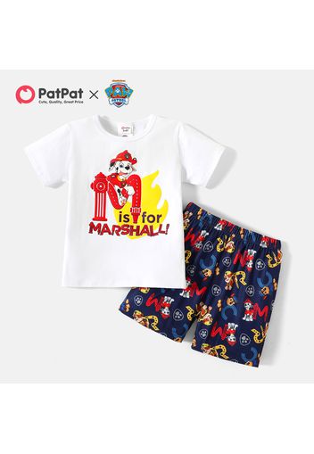 PAW Patrol 2-piece Toddler Boy Marshall Cotton Tee and Allover Shorts Set