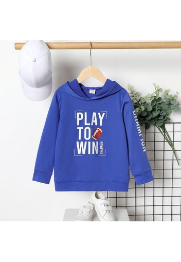 Kid Boy Casual Letter Balls Print Hoodie Sweatshirt