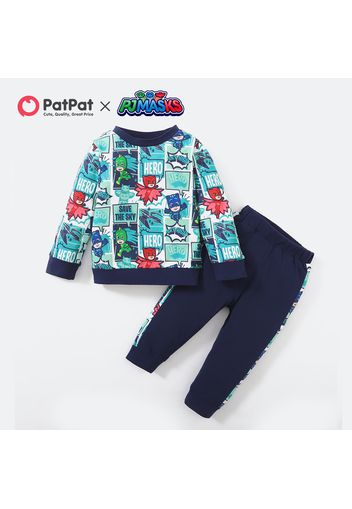 PJ Masks 2-piece Baby Boy Allover Sweatshirt and Pants Set