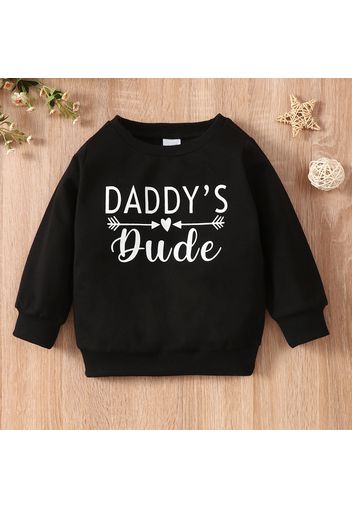 Toddler Boy Letter Print Casual Sweatshirt