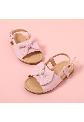 Toddler / Kid Bow Decor Pink Sandals