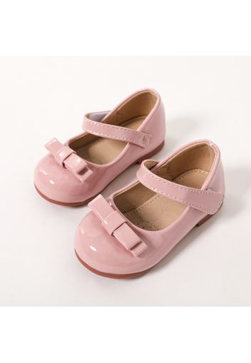 Toddler / Kid Bow Decor Pink Flats Mary Jane Shoes