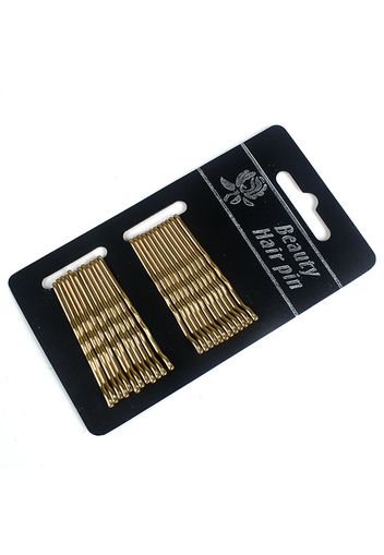 Women Minimalist Pure Color Metal Bobby Pins