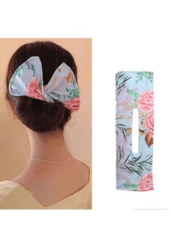 Women Deft Hair Bun Maker Flexible Hair Accessory DIY Twist Hair Tool Magic Hair Clip Tool to Roll Buns Twist Hairstyle