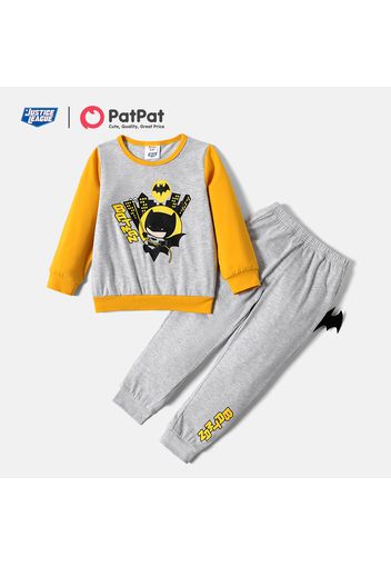 Justice League 2-piece Toddler Boy Batman Cotton Sweatshirt and Solid Pants Set